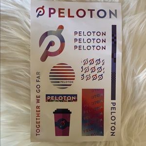 Peloton Other - Peloton 18oz glass water bottle & sticker set Peloton Other - Peloton 18oz glass water bottle & sticker set